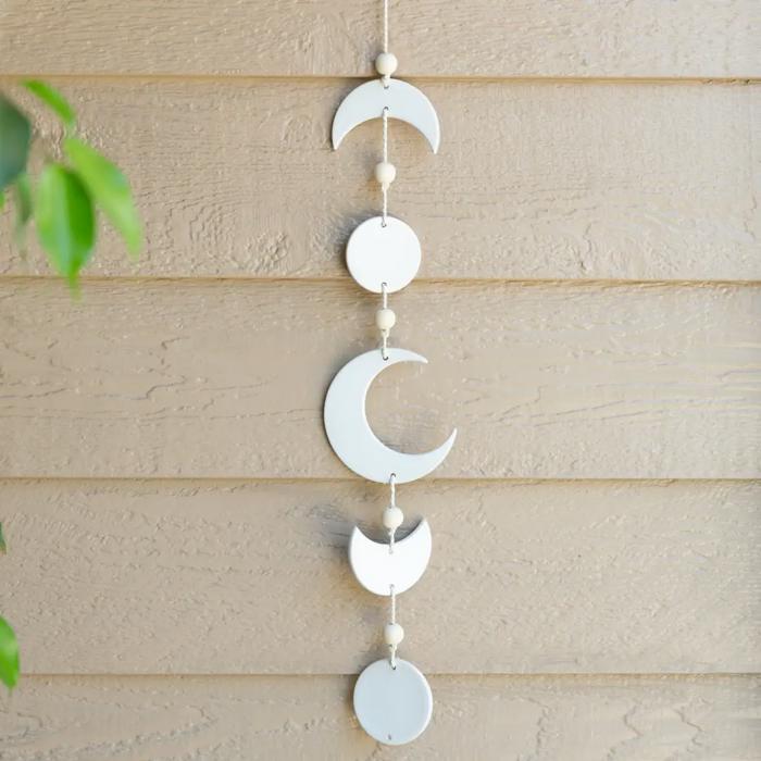 Beaded Moon Phase Wind Chime