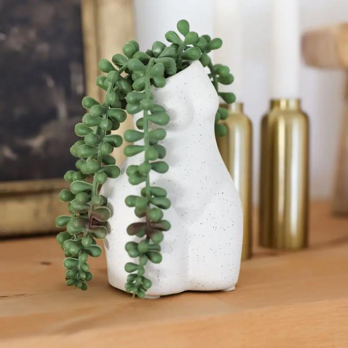 String of Pearls in 5.5" Ceramic Vase
