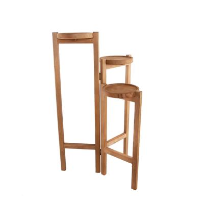  30" Wood 3-Tier Plant Stand 