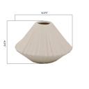  Pleated Ceramic Vase