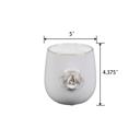  5" Ceramic Flower Candle - Magnolia Bloom 20 oz