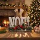  12" Noel Sign with Cardinal Berries