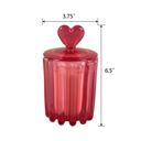  6.5"H Glass Candle w/Lid (9.2 oz) - Fresh Blooms