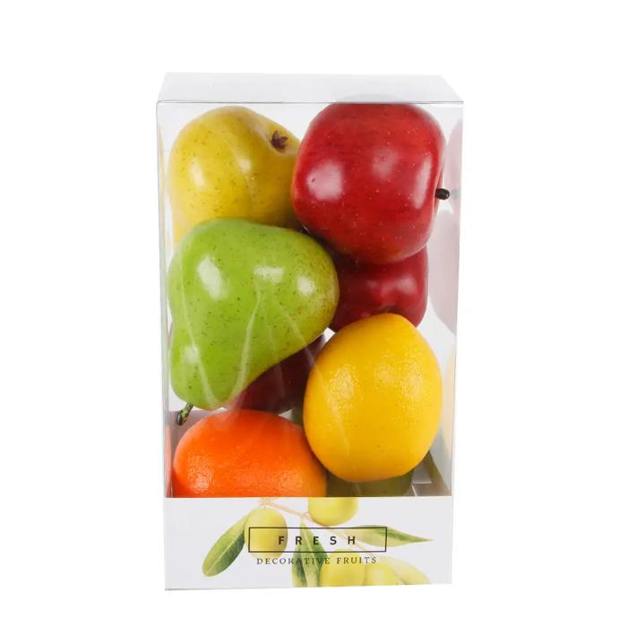 Artificial 8 PCs Assorted Fruit in Box