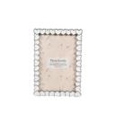 4x6 White Heart Zinc Alloy Frame