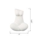  6.25"H Yoga Lady Ceramic Vase