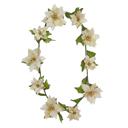 Gold Gold 10 FT Artificial Faux Poinsettia Garland