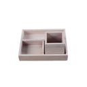  10"L Wood Organizer Tray with 4"D Pencil Holder