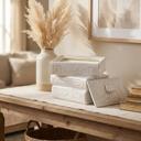  Ceramic Stacked Book Storage Box with Lid - Fresh Air