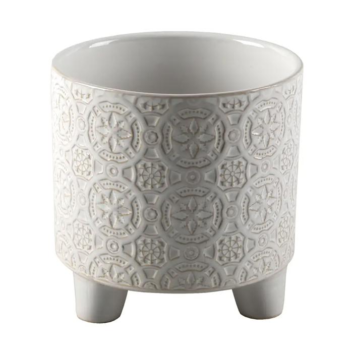 6" Cathedral Footed Planter 