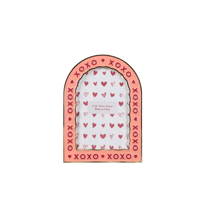 4x6 XOXO Valentine Zinc Alloy Frame