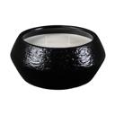  Black Textured Bowl Candle - Santal 
