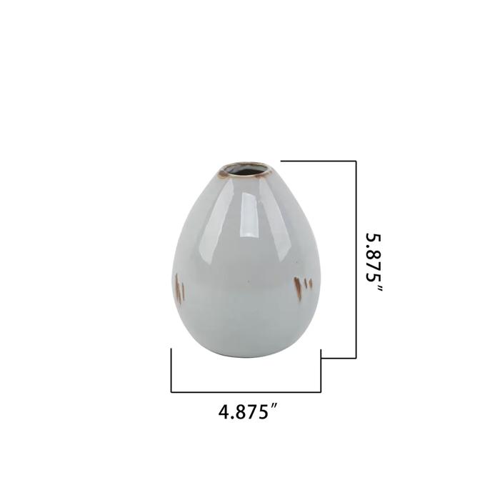 6" Ceramic Bud Vase