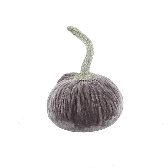 4.75" Small Velvet Pumpkin
