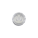 3.25" Glass Candle with Butterfly Lid - Vanilla 7 oz