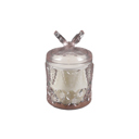  3.25" Glass Candle with Butterfly Lid - Peony 7 oz