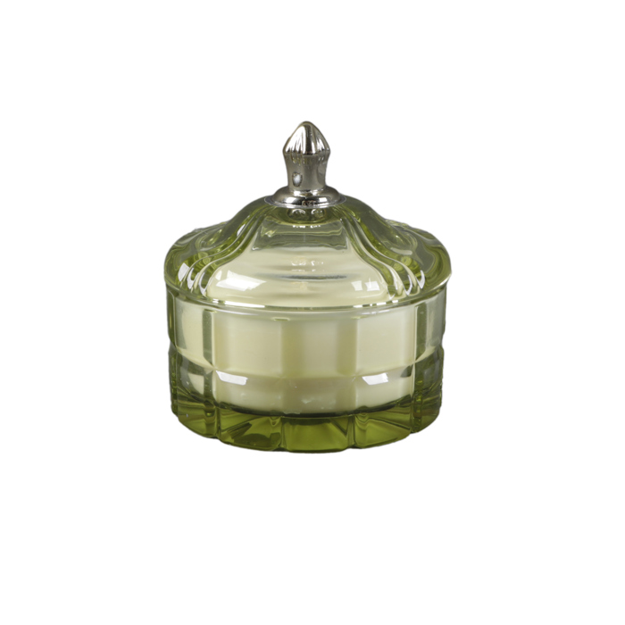 4.13" Glass Vanity Candle - Eucalyptus Mint 7 oz