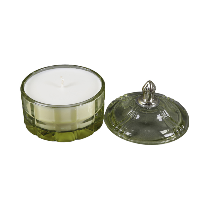 4.13" Glass Vanity Candle - Eucalyptus Mint 7 oz
