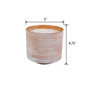  5" Terracotta Candle - Ocean Air 20 oz