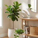   Set of 2 Tree Bark Planters