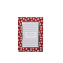  Red Floral Enamel Picture Frame – 4x6