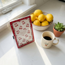  5x7 Red Zinc Alloy Frame