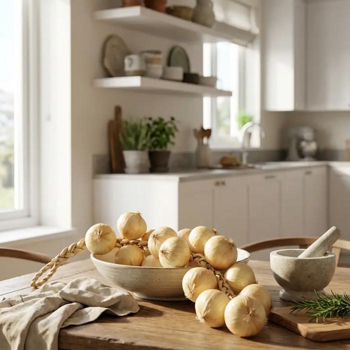 Artificial 23" Strand of Onions