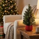  24" Tree Red Sweater Planter