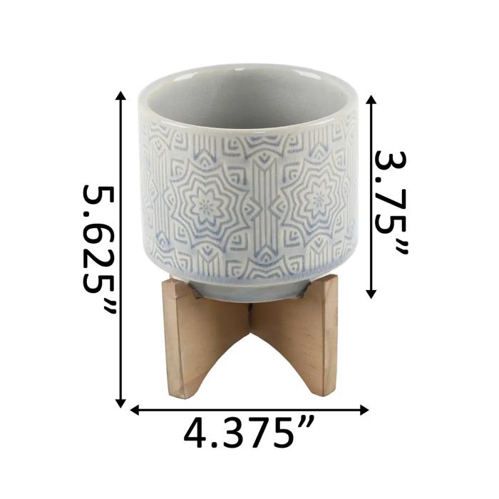 4.25" Star Planter on Stand