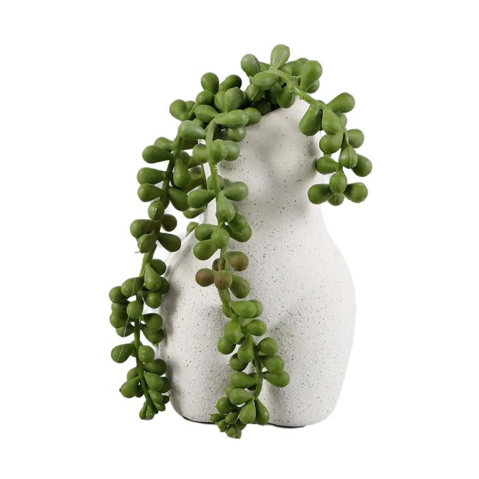 String of Pearls in 5.5" Ceramic Vase