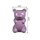  6.75"H Purple Gummy Bear Ceramic Vase 