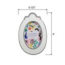  9" Oval Ceramic Picture Frame