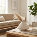  Pleated Ceramic Vase