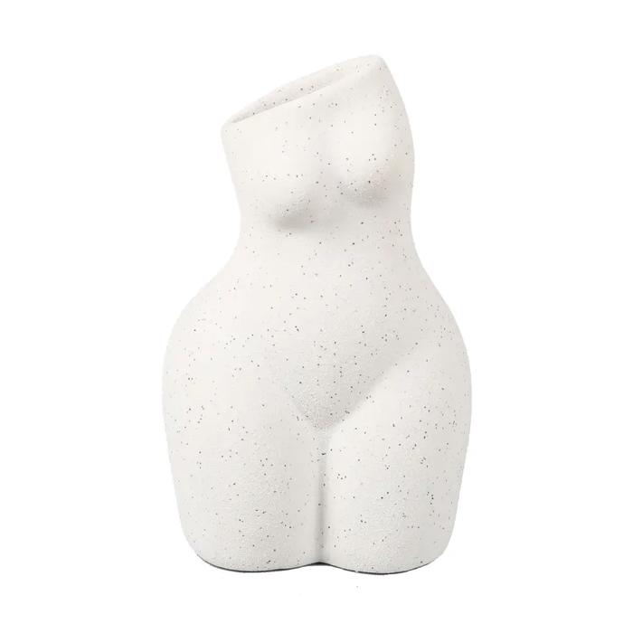 5"H Curvy Lady Ceramic Vase