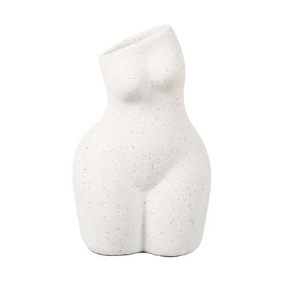 5"H Curvy Lady Ceramic Vase