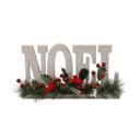  12" Noel Sign with Cardinal Berries