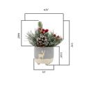  8" Mini Deer Ceramic Planter