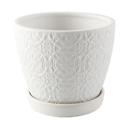  5.8" Cathedral Pot with Saucer