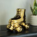 7.3"H Ceramic Roller Skates Vase