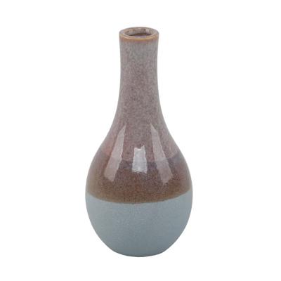 9" Ceramic Two-Tone Vase
