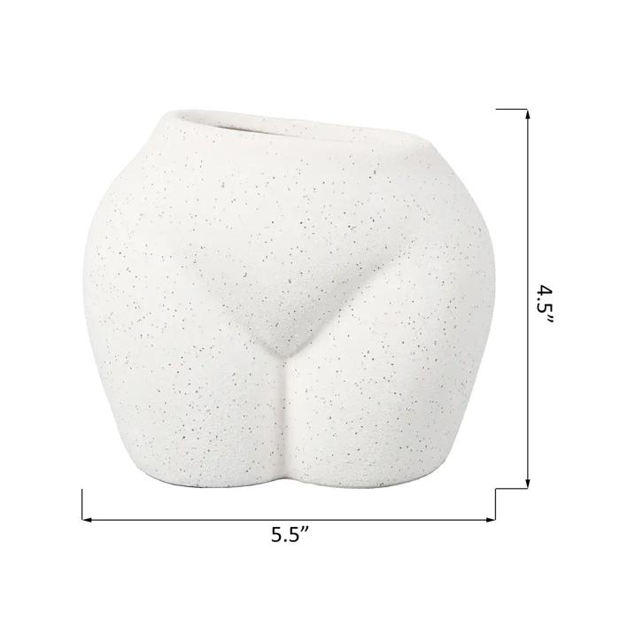 4.5" Lady Legs Ceramic Vase