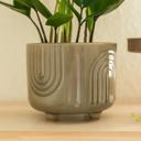  Set of 2 Rainbow Footed Planters