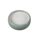  3-Wick Ceramic Bowl Candle in Soft Green Finish - Peony