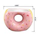  4.75"H Ceramic Pink   Frosting Donut Vase 