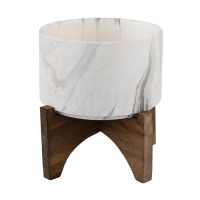 5" Marble Planter