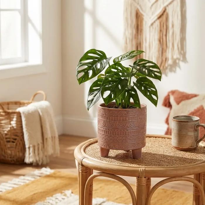 6" Aqueduct Footed Planter