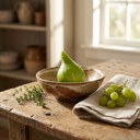  Artificial Fig - 3" Decorative Faux Fruit