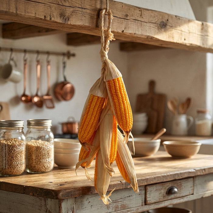 Artificial Strand of 6 Corn