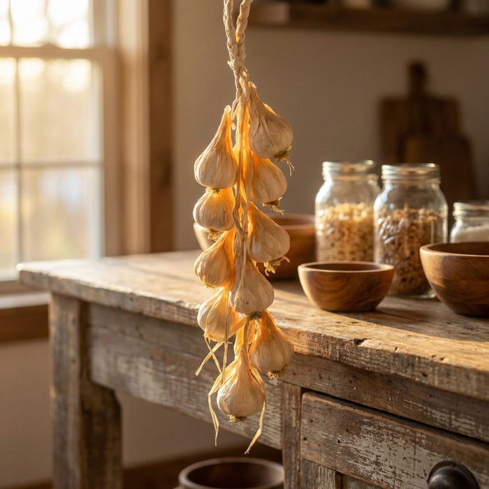 Artificial Strand of Garlic