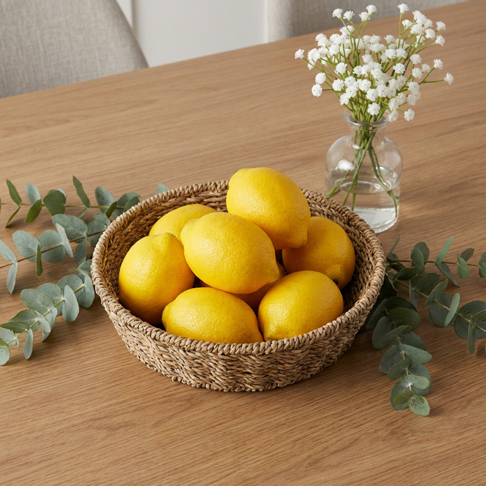 Artificial 8 PCs Lemon in Box